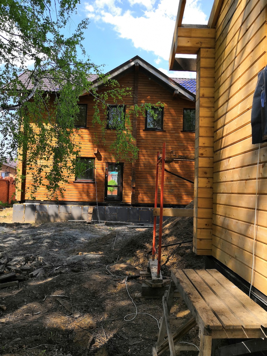 Здание из клеёного бруса