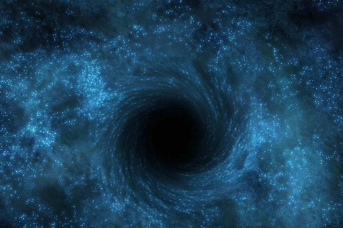 NGC 1600 черная дыра