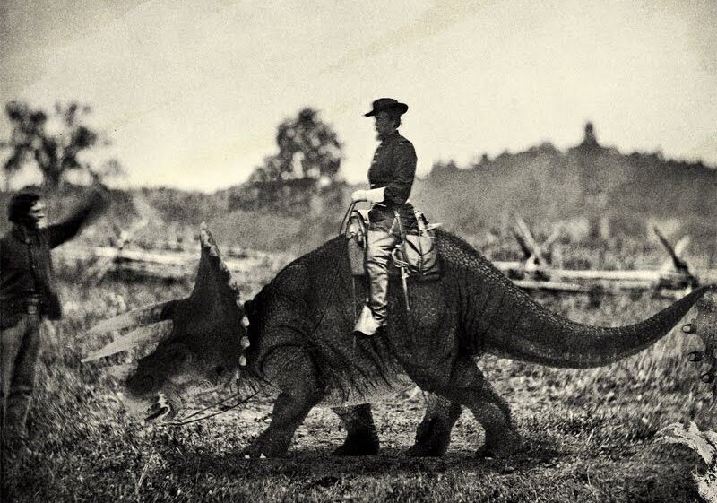 езда на трицератопсе