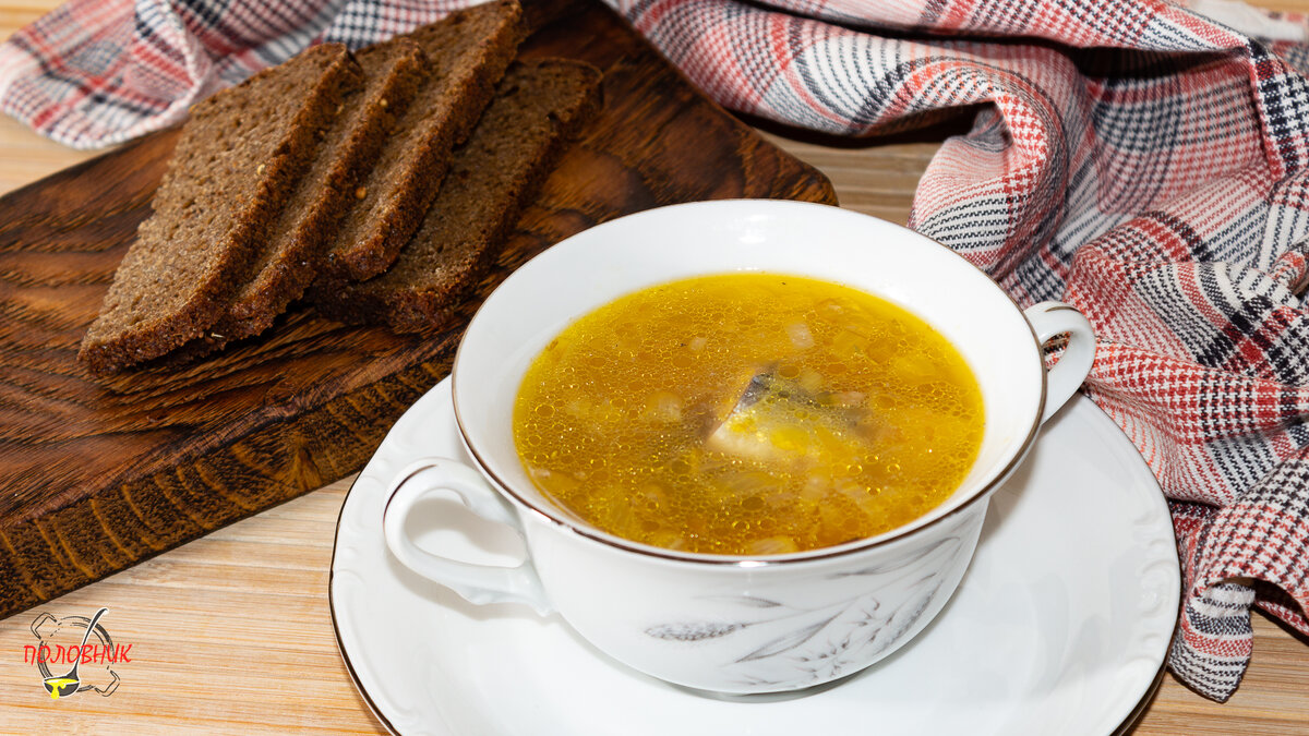 Рыбный суп из консервов. Фото автора.