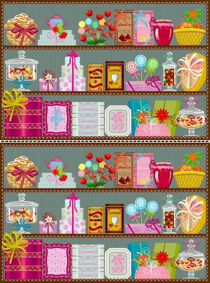 Найдите на этих картинках три отличия за 30 секунд