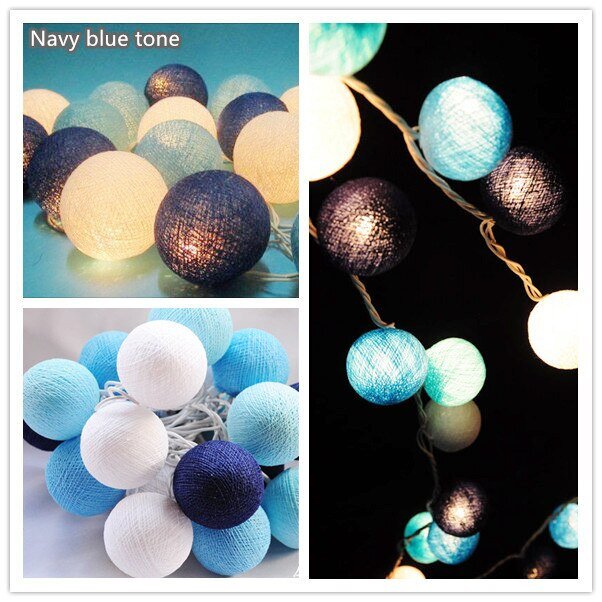 Гирлянда шарики из ниток в интерьере