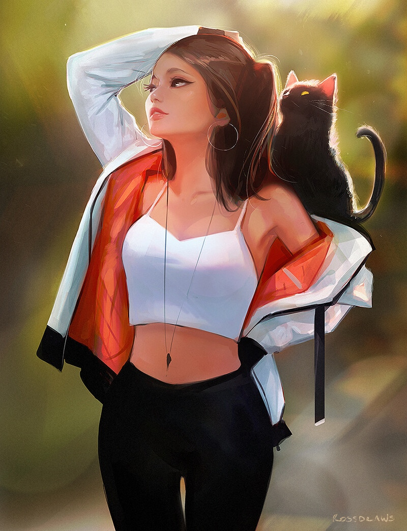 Художник: Росс Тран (Ross Tran), inst:@rossdraws