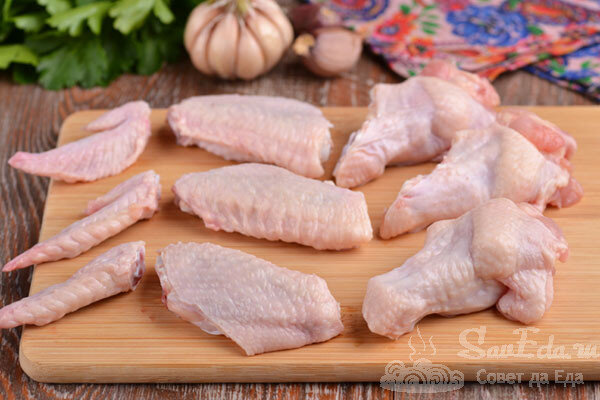 Разрезанные по суставам крылышки 