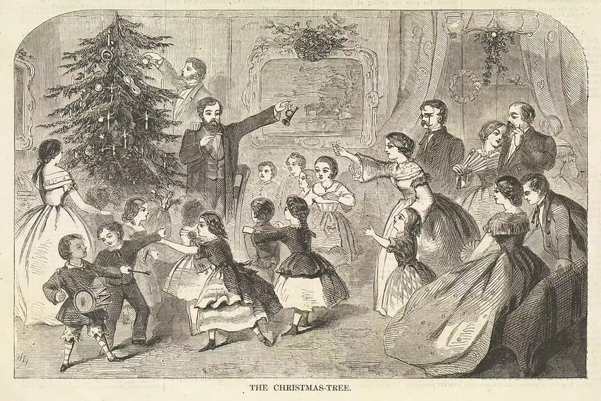 Уинслоу Хомер, «Рождественская елка», 1858 год.