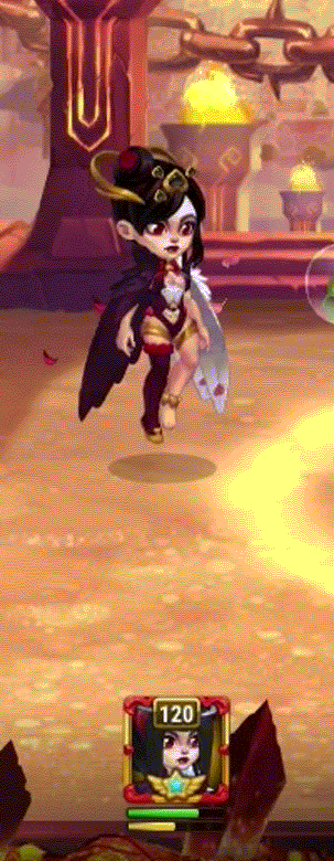 Селеста меняет форму и получает сразу же 20% энергии. 