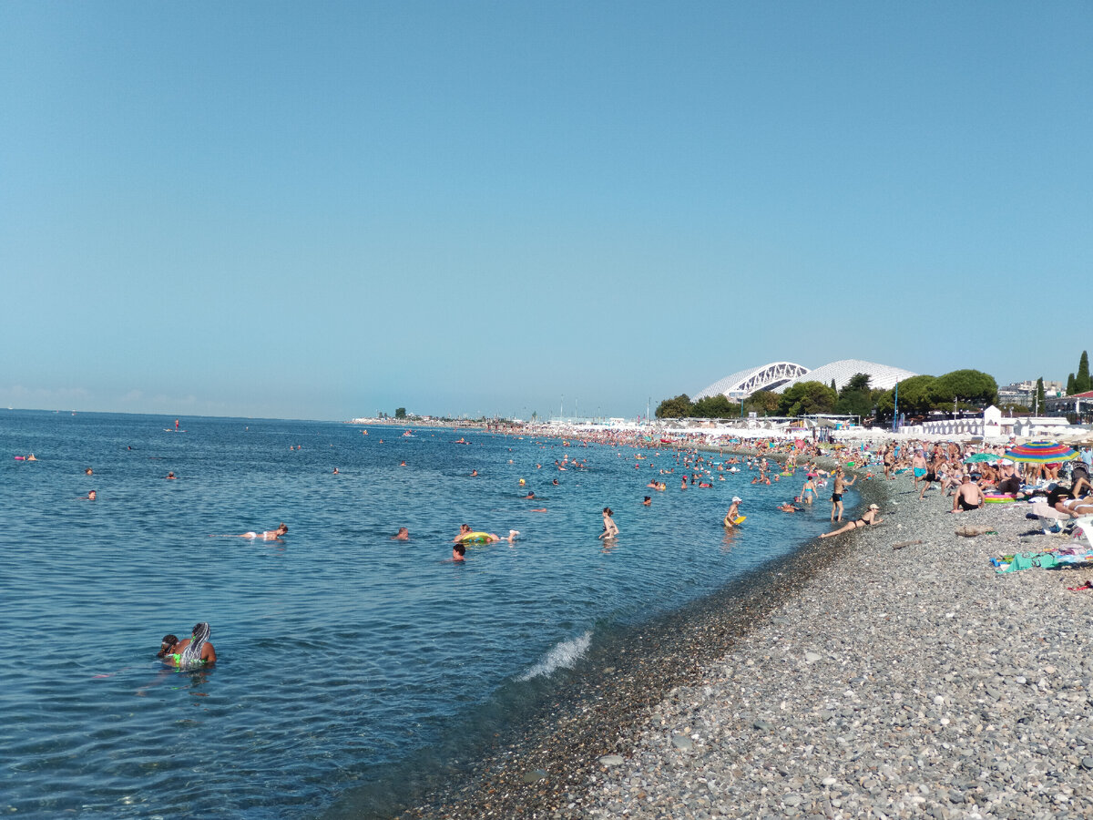 Адлер отдых море фото ФТ Сириус (Сочи), посмотрим на пляжи "Сириус" в Имеретинке в воскресное августов