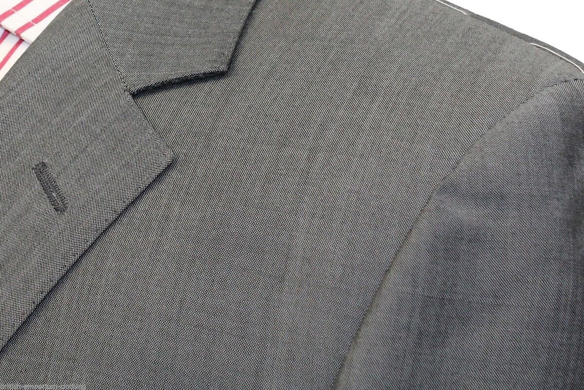 Костюм из серого мохера