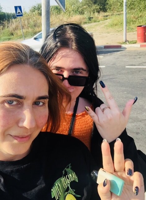 Я и моя старшая дочка Елизавета 