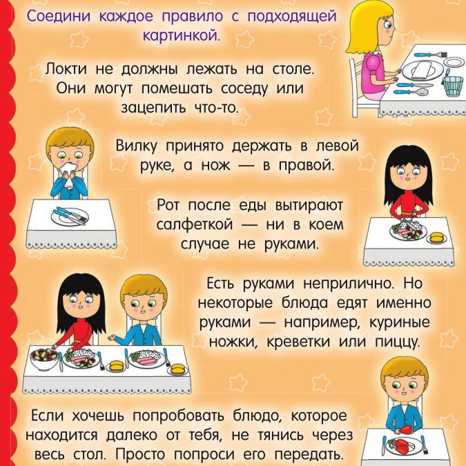 Правила поведения в для дошкольников в картинках