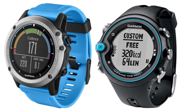 Garmin Quatix и Garmin Swim