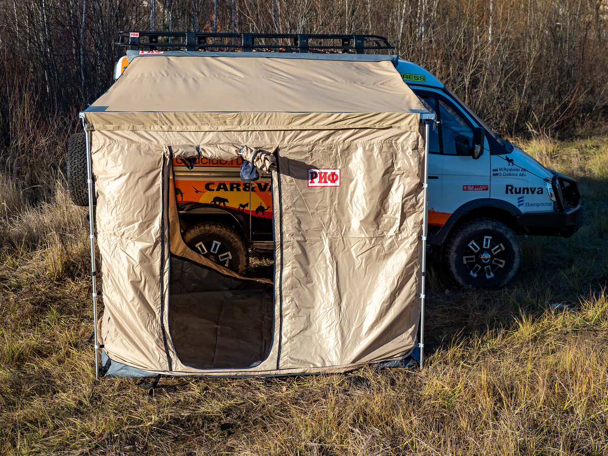 Туристический шатёр интегрированный в машину-дом | RIF4x4 | Дзен