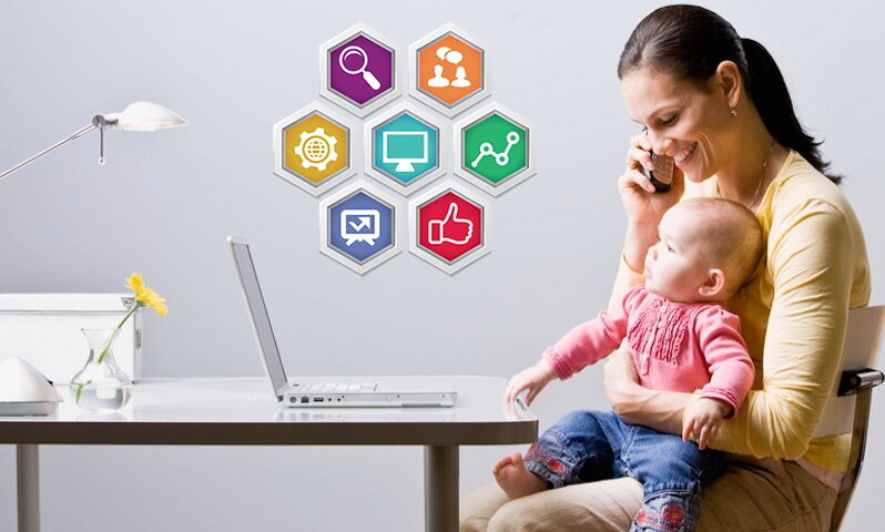 на картинке не я, а мимишная мечта. На деле всё буднично и не всегда весело ))