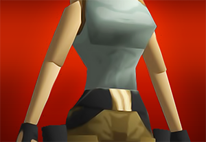 Скриншот первой попытки сделать "адекватную" форму груди, соизмеримой с мощностью железа по тем временам.