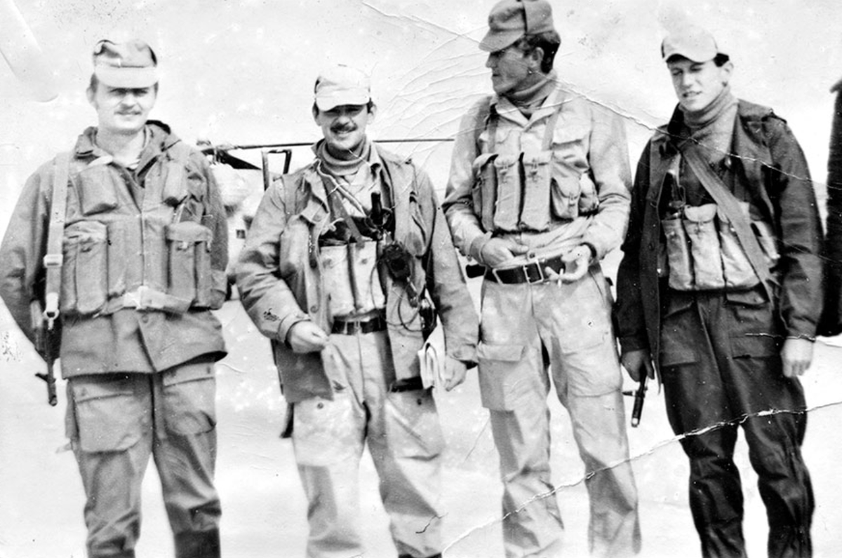 173 ооСпН перед боевым выходом на укрепрайон Васатичигнай