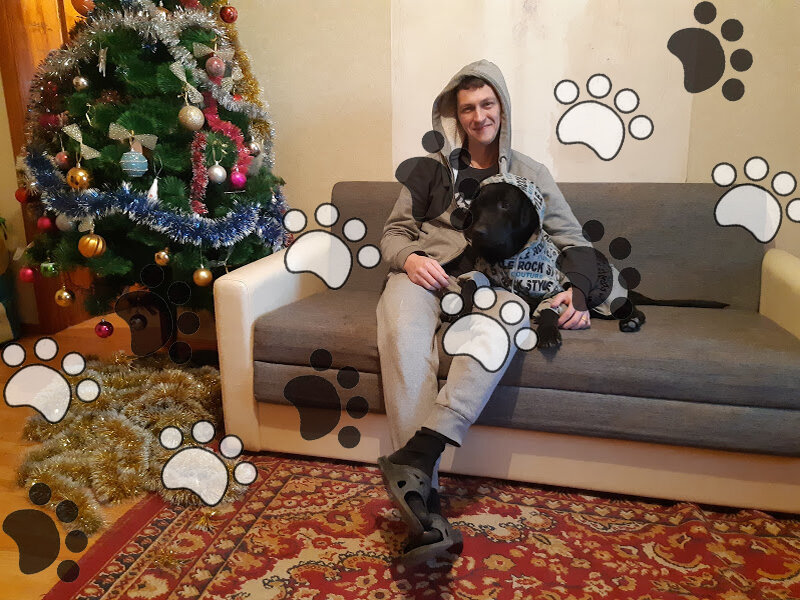 Гуф Лабрадорович и папа