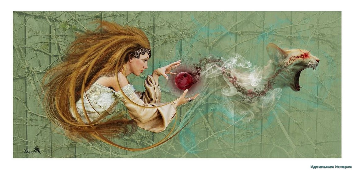 Лисса насылает бешенство на животных