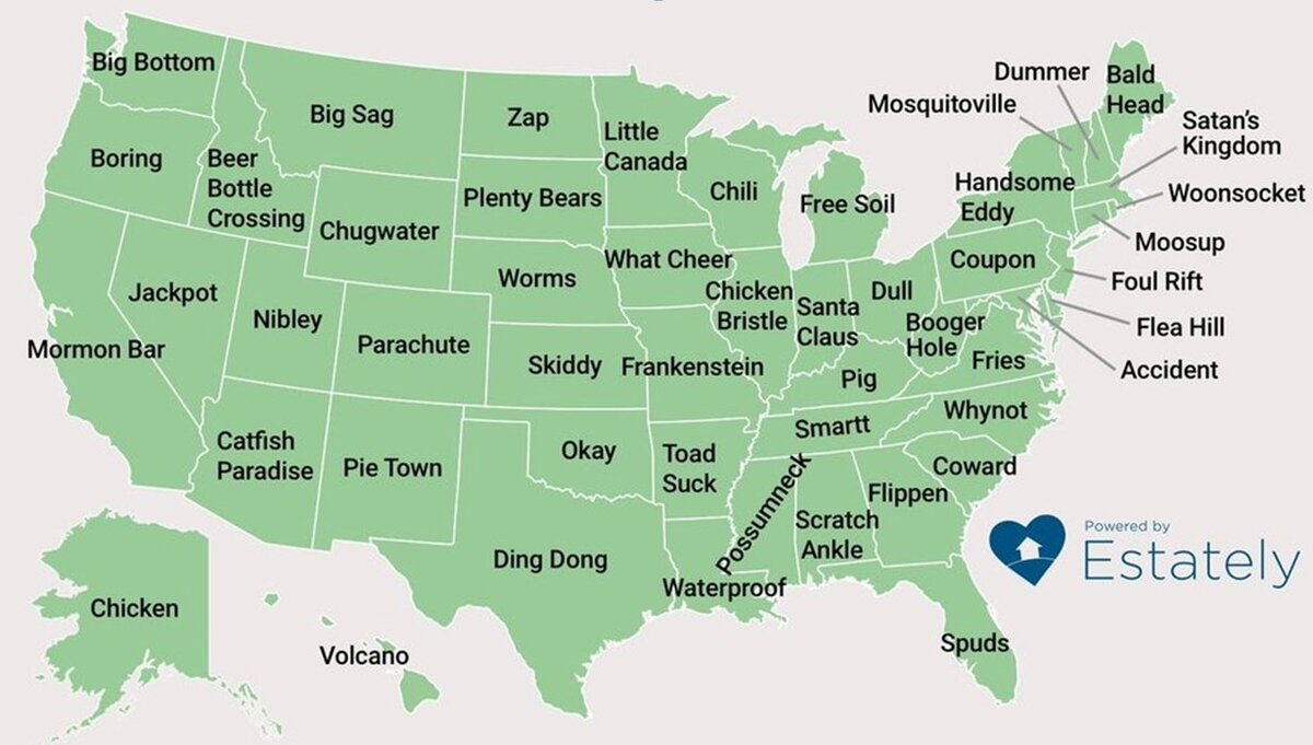 Самые странные города в США