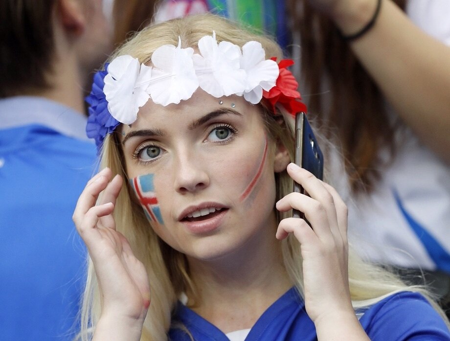 Исландская девушка.