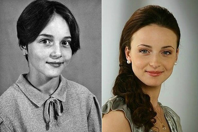 Анна Снаткина в детстве и сейчас