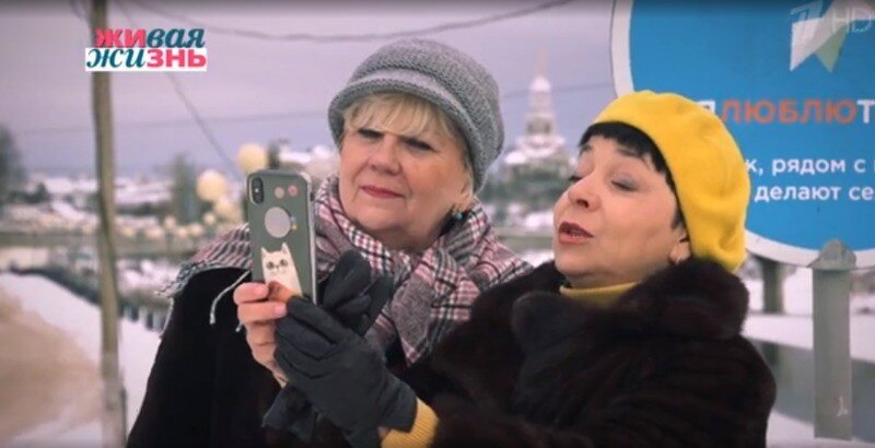 Наташа Барбье в первом выпуске цикла передач «В дорогу!»