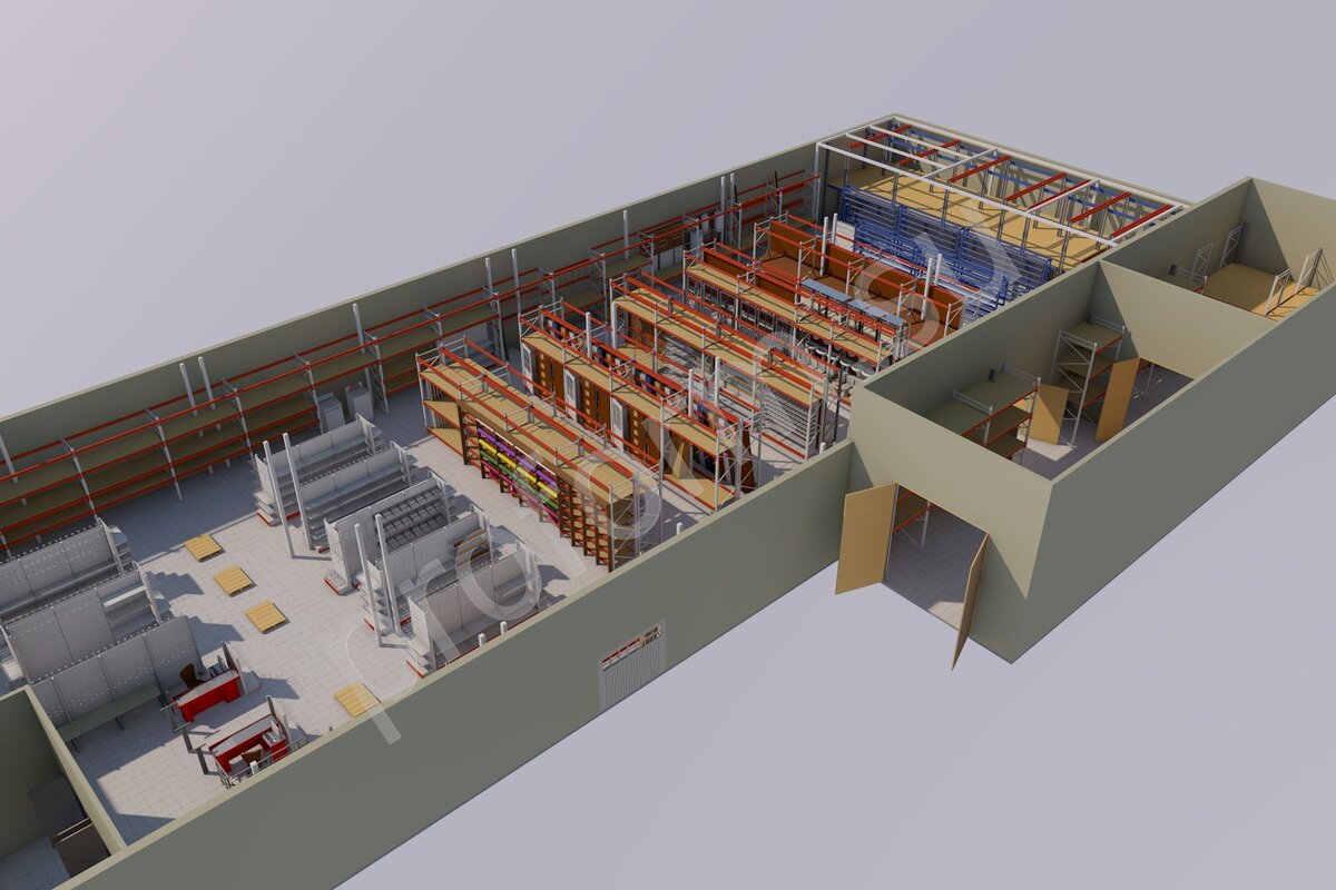 Проекты складских помещений