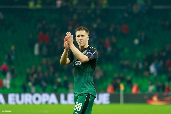 Игрок "Краснодара" Сергей Петров