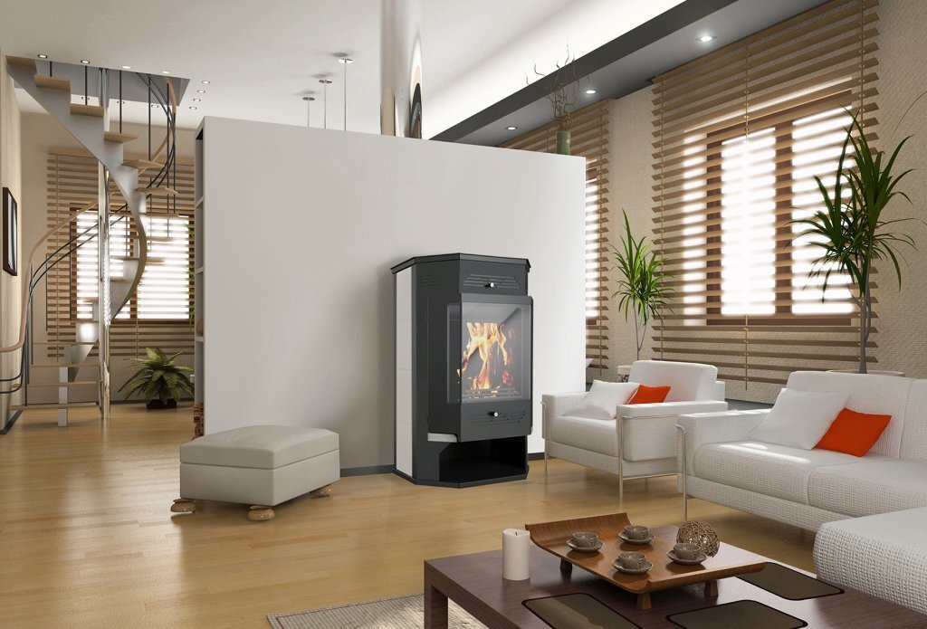 Камин Теплодар «Румба» создан для установки в больших просторных гостиных.