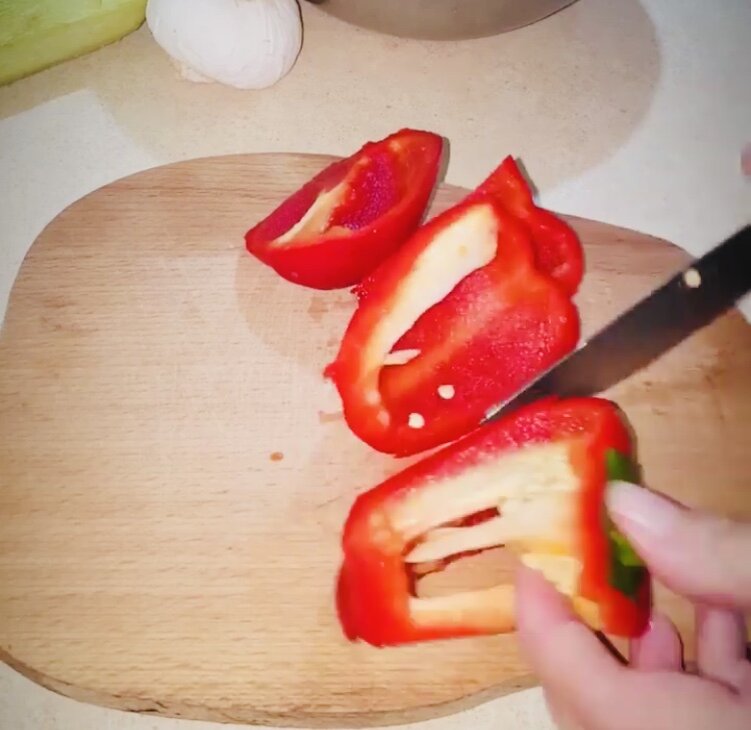 Режем перец