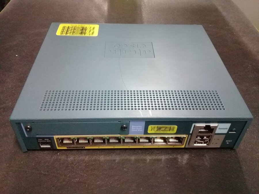 Вид на порты сверху