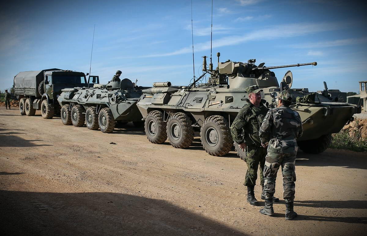Российские военные в Сирии, фото сделано в 2017 году