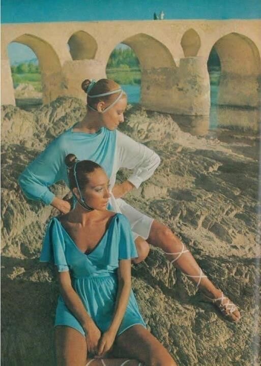 съемка для американского Vogue, декабрь, 1969