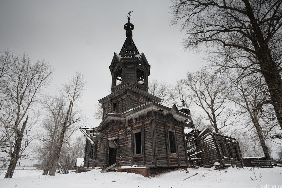 Церковь 1910 года постройки. 