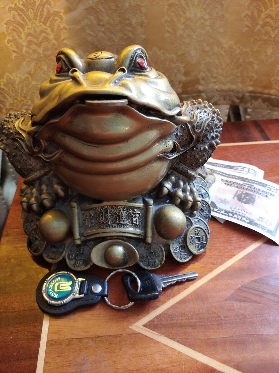 денежная жаба - тотэм, пришедший с Дальнего Востока