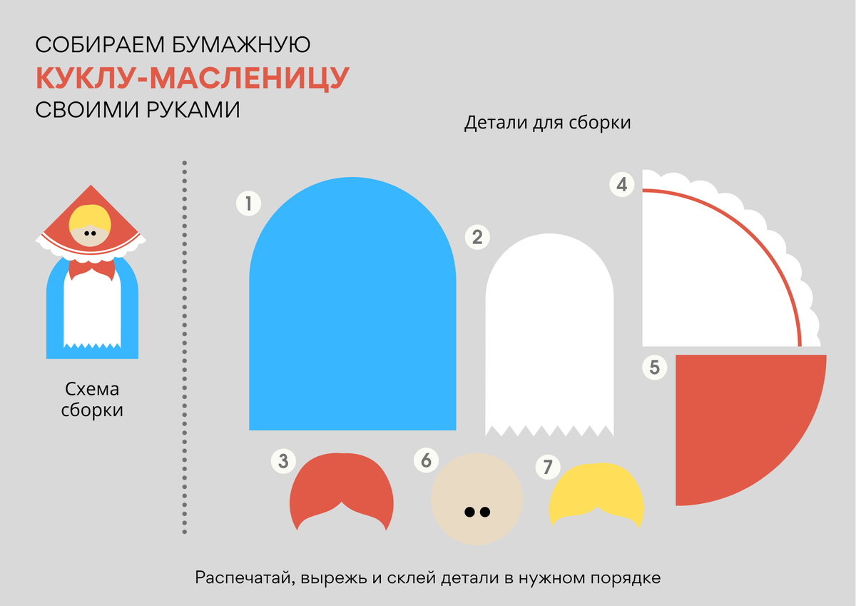 Оформление на Масленицу. ДВУСТОРОННЕЕ