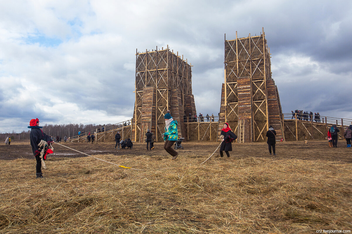 Масленица в Никола-Ленивце. "Мост" 