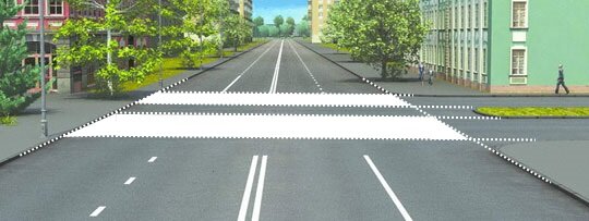 Один перекресток. Два пересечения проезжих частей.