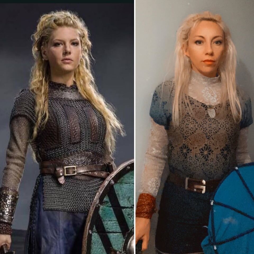 Лагерта - северная воительница, обладательница земель в Норвегии и жена викинга Рагнара Лодброка. Главная героиня сериала Викинги в исполнении моей норвежской подруги