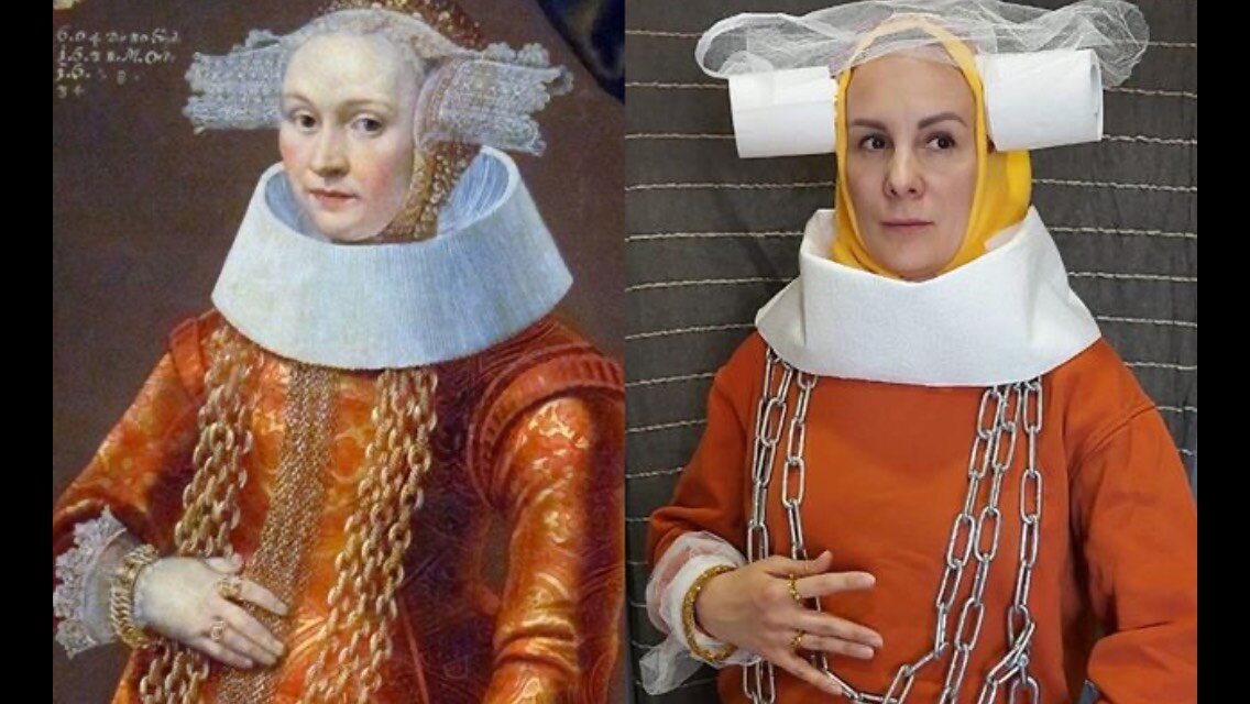 Фото Инстаграм kargowire Майкл Конрад Хирт. Портрет дочери Дитериха Бромсена.