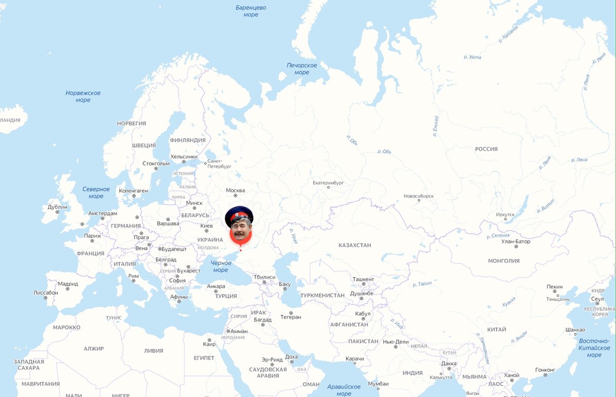 Новочеркасск где находится карта