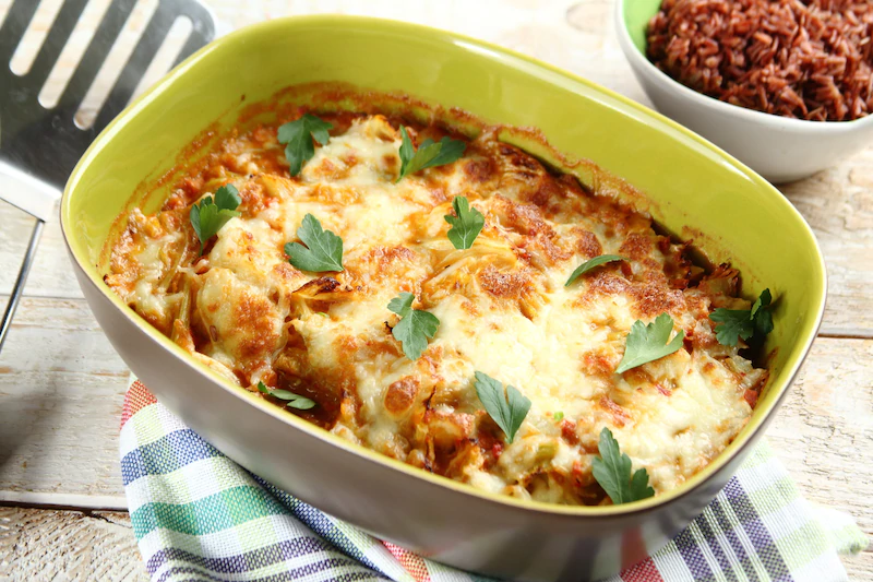 Вариант сервировки готового блюда