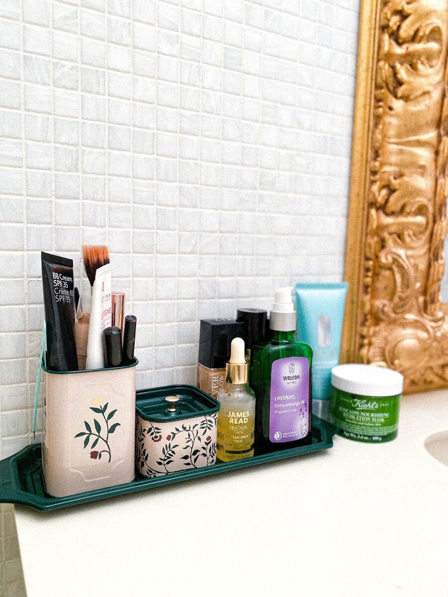 Вообще, это набор для рабочего стола, но уж очень я хотела что-то подобное в ванную комнату. Цена 399 р (артикул 204.651.64)