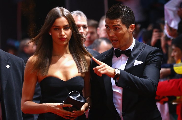 Ирина Шейк и Криштиану Роналду.