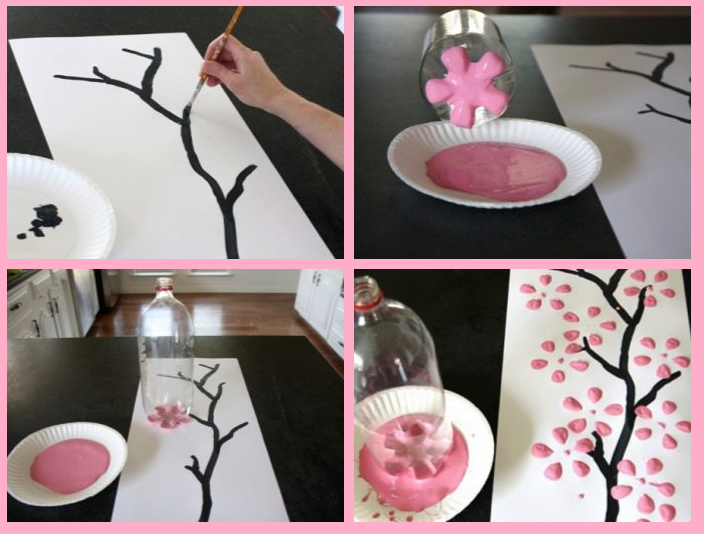 Панно с изображением сакуры