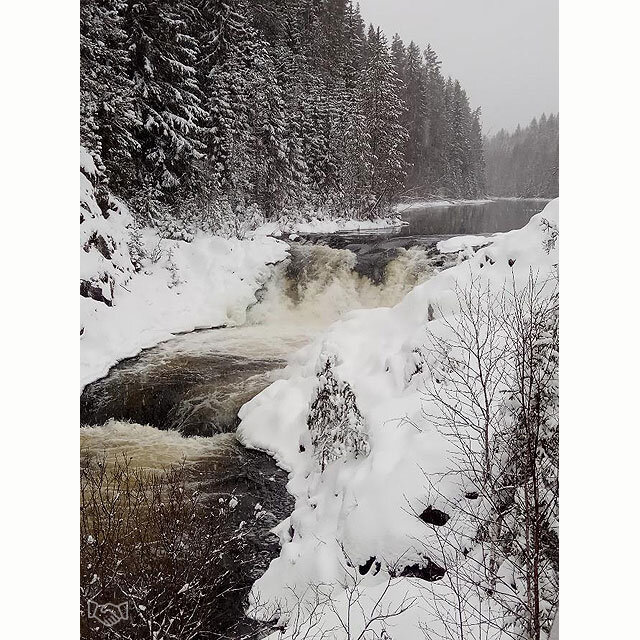 Верхняя ступень водопада