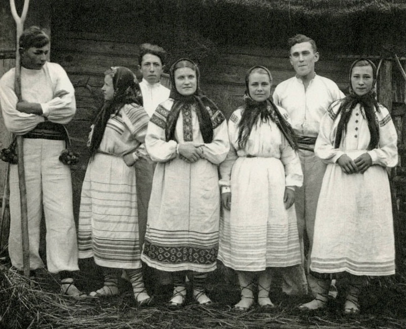 Белорусские крестьяне, 19 век //фото из открытых источников