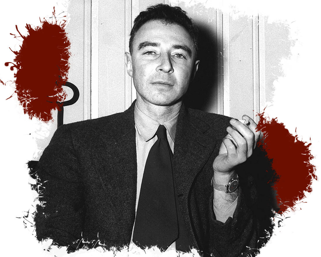 1. Джулиус Роберт Оппенгеймер — американский физик-теоретик, научный руководитель Манхэттенского проекта 