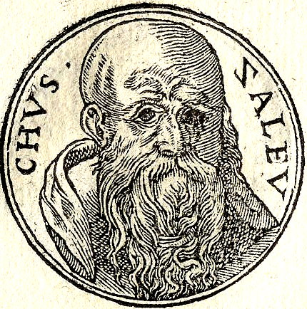Залевк. Портрет из сборника биографий Promptuarii Iconum Insigniorum (1553 год)