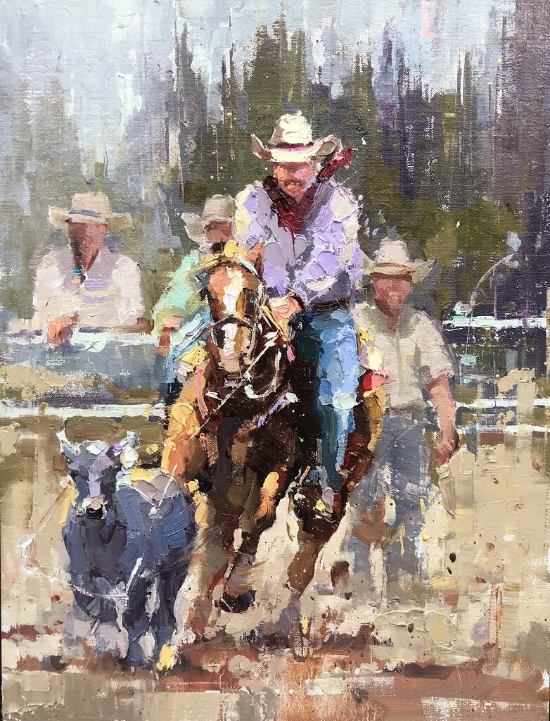 "Roping " ,фото:https://www.micheleusibelli.com/