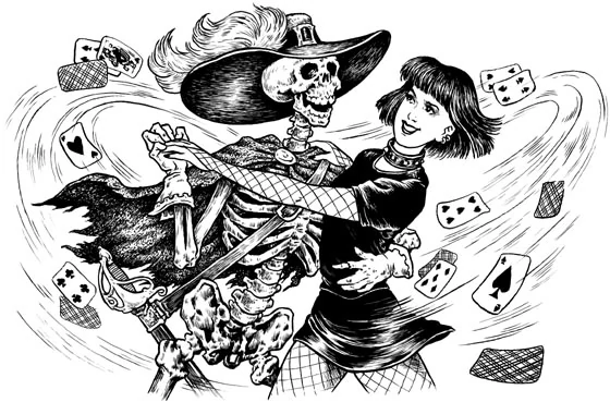 Иллюстрация из книг Д. Емца Таня Гроттер